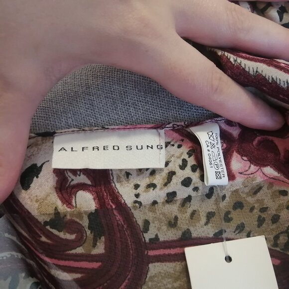 🇨🇦 Alfred Sung Fashion Scarf, NWT - Picture 3 of 6